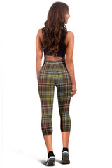 Scott Green Weathered Tartan Capris Leggings