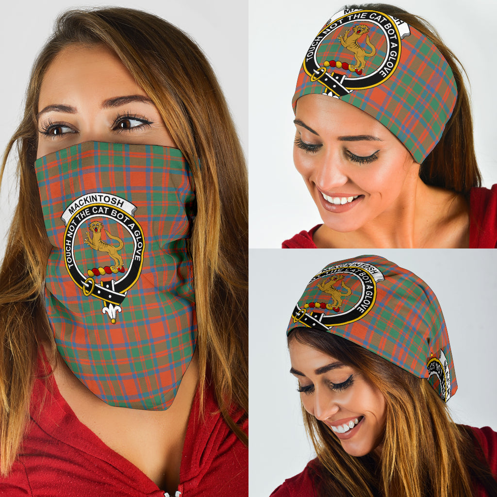 MacKintosh Ancient Tartan Crest Bandana - Neck Gaiter