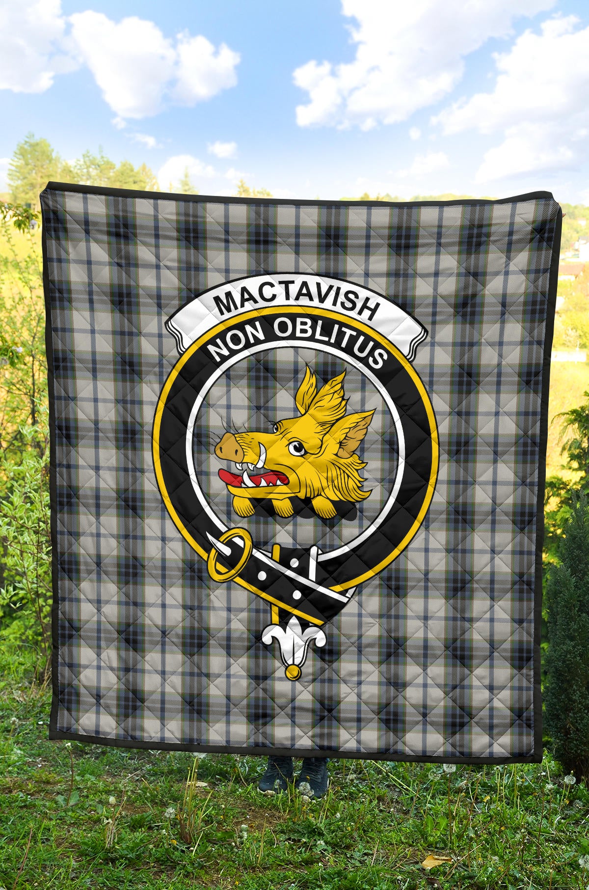 MacTavish of Dunardry Dress Tartan Quilt - SP