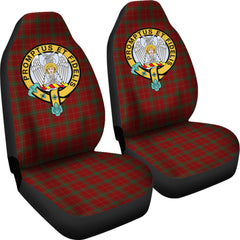 Carruthers Family Tartan Official Crest Car Seat Cover