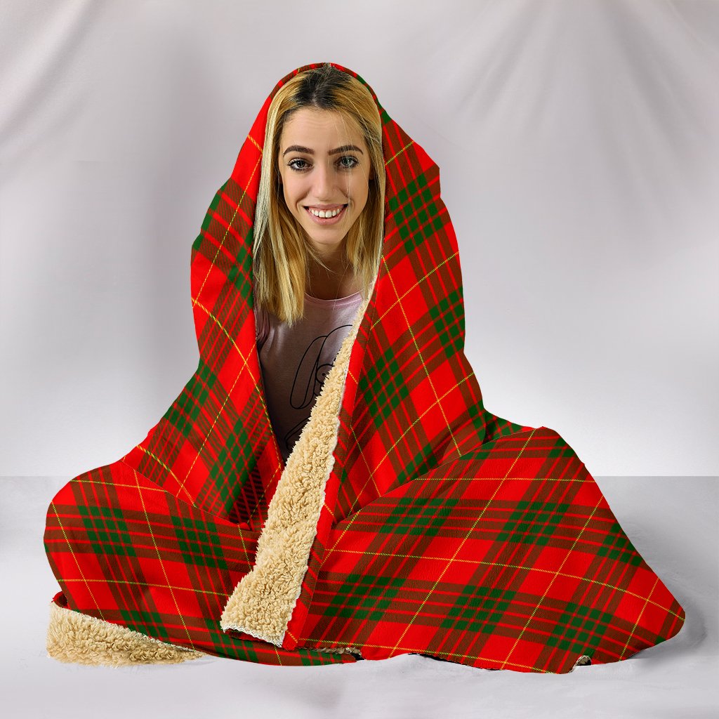 Cameron Modern Tartan Hooded Blanket