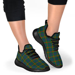 Aiton Family Tartan Mesh Knit Sneakers