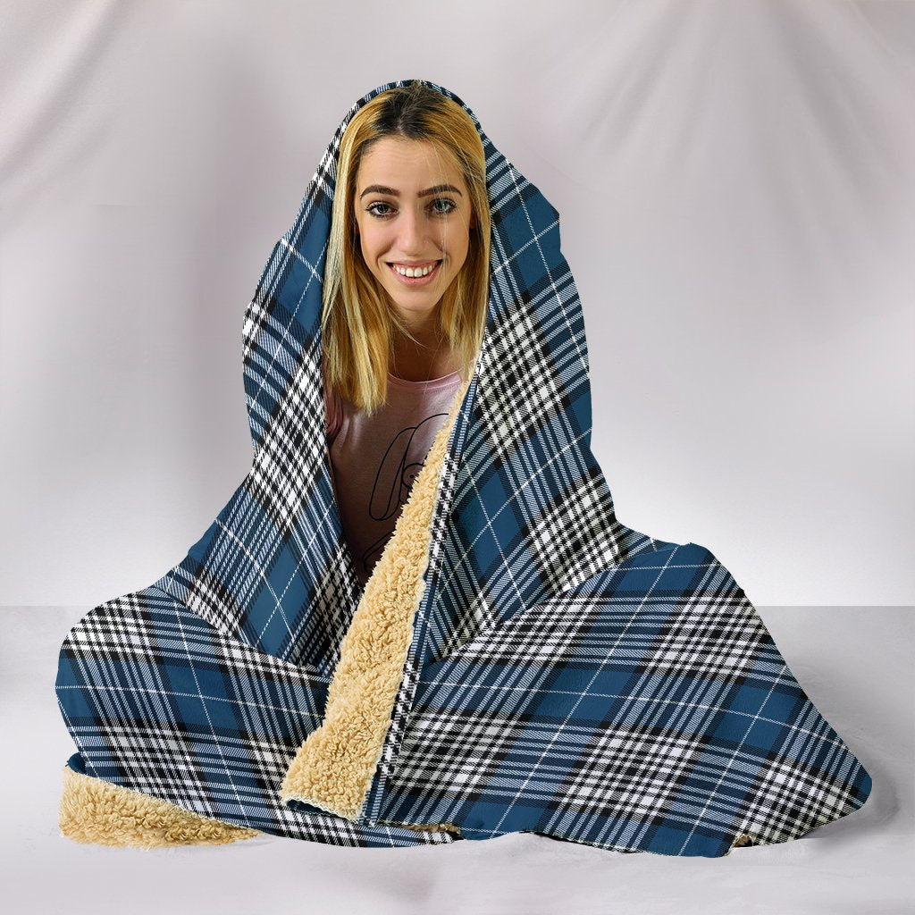 Napier Modern Tartan Hooded Blanket