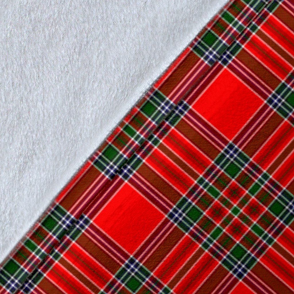 MacBain Family Tartan Crest Blanket - 3 Sizes