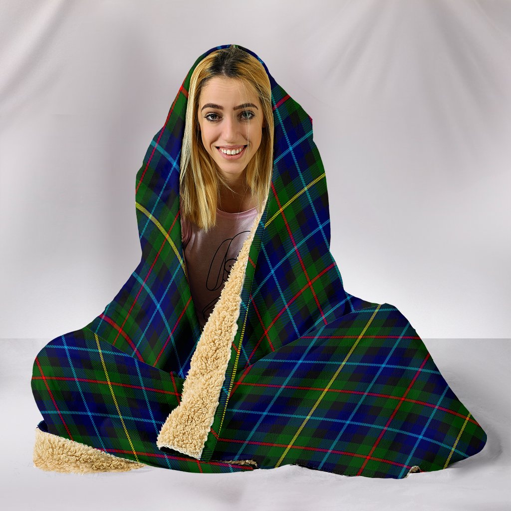 Smith Modern Tartan Hooded Blanket