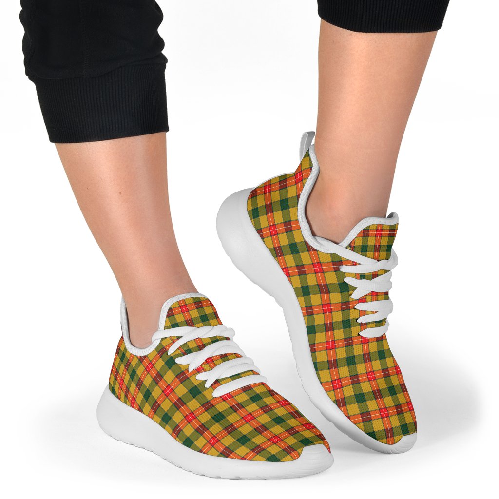 Baxter Family Tartan Mesh Knit Sneakers