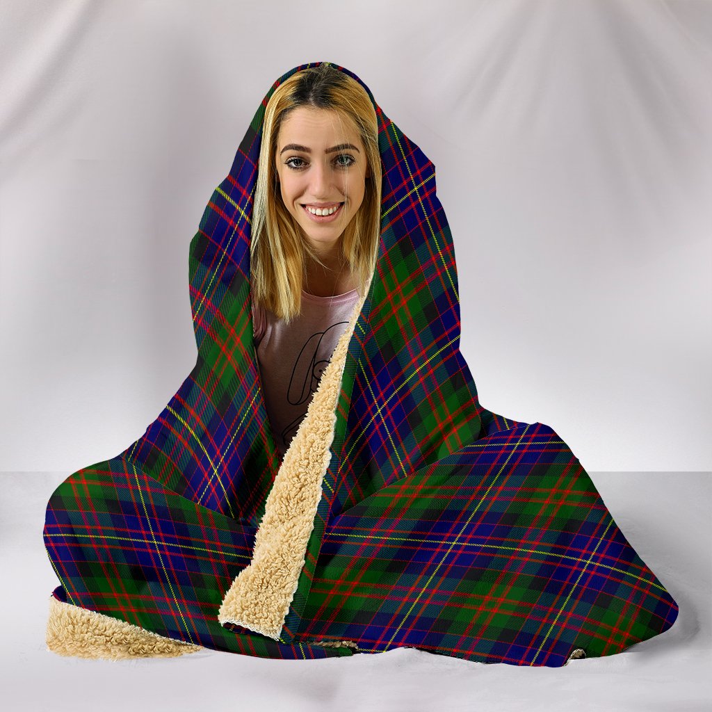 Cameron of Erracht Modern Tartan Hooded Blanket