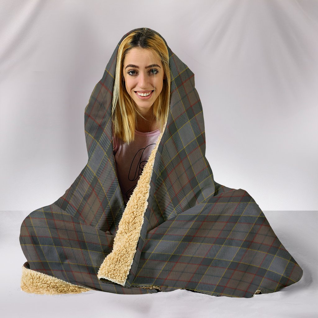 Outlander Fraser Tartan Hooded Blanket