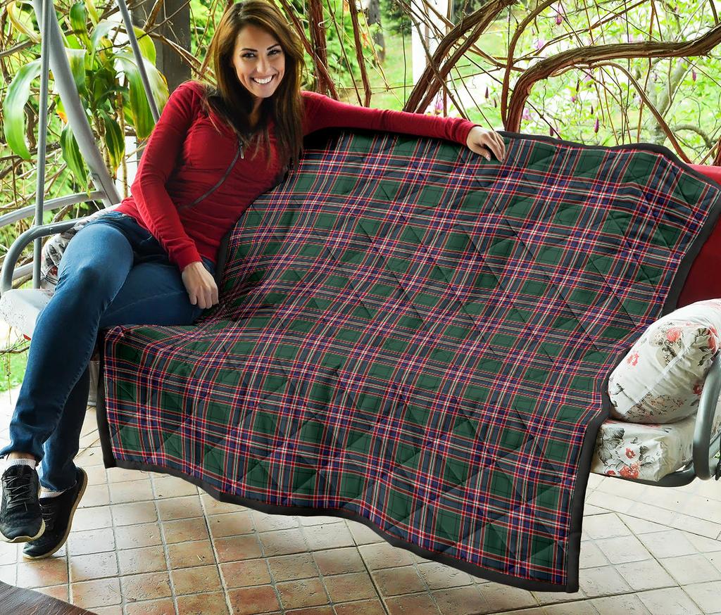 MacFarlane Hunting Modern Tartan Crest Quilt