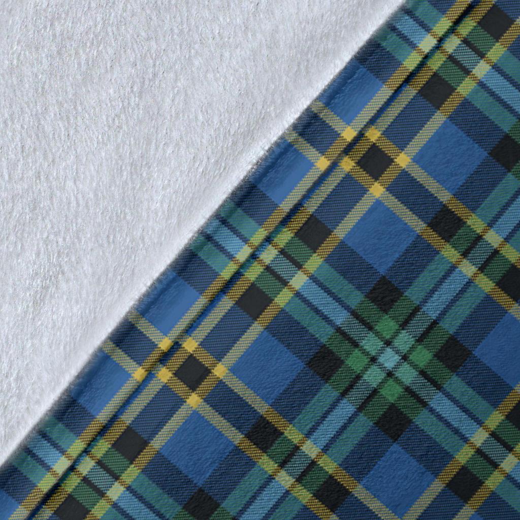 Weir Ancient Tartan Crest Blanket Wave Style