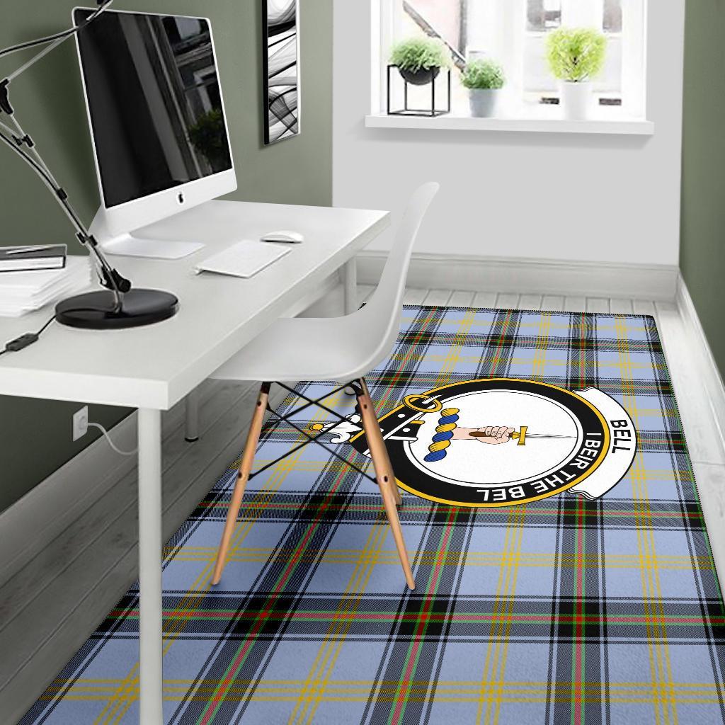 Bell Tartan Crest Area Rug