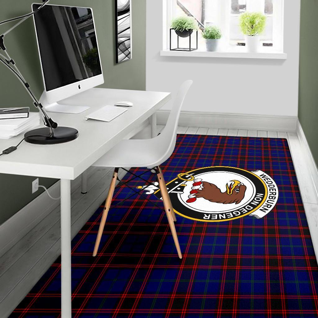 Wedderburn Tartan Crest Area Rug