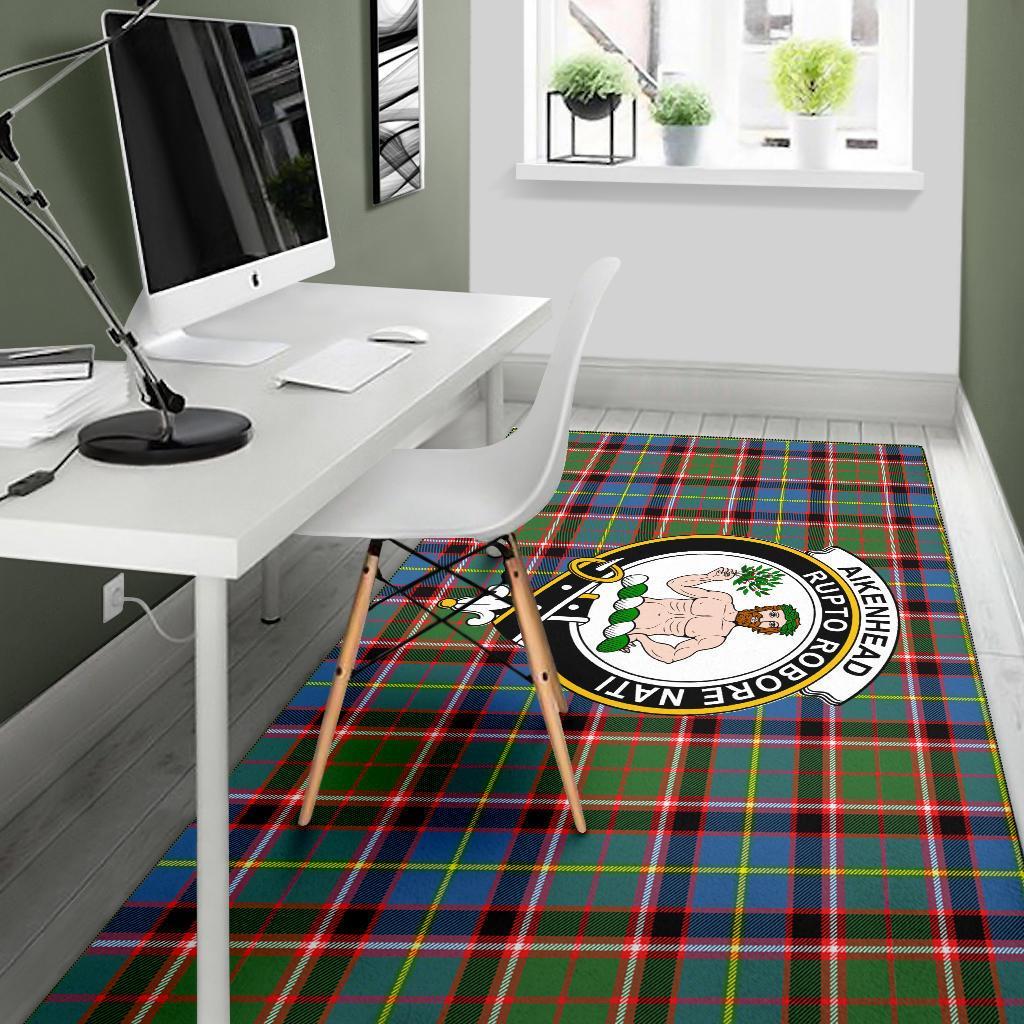 Aikenhead Tartan Crest Area Rug