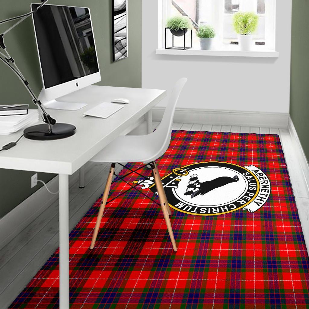 Abernethy Tartan Crest Area Rug