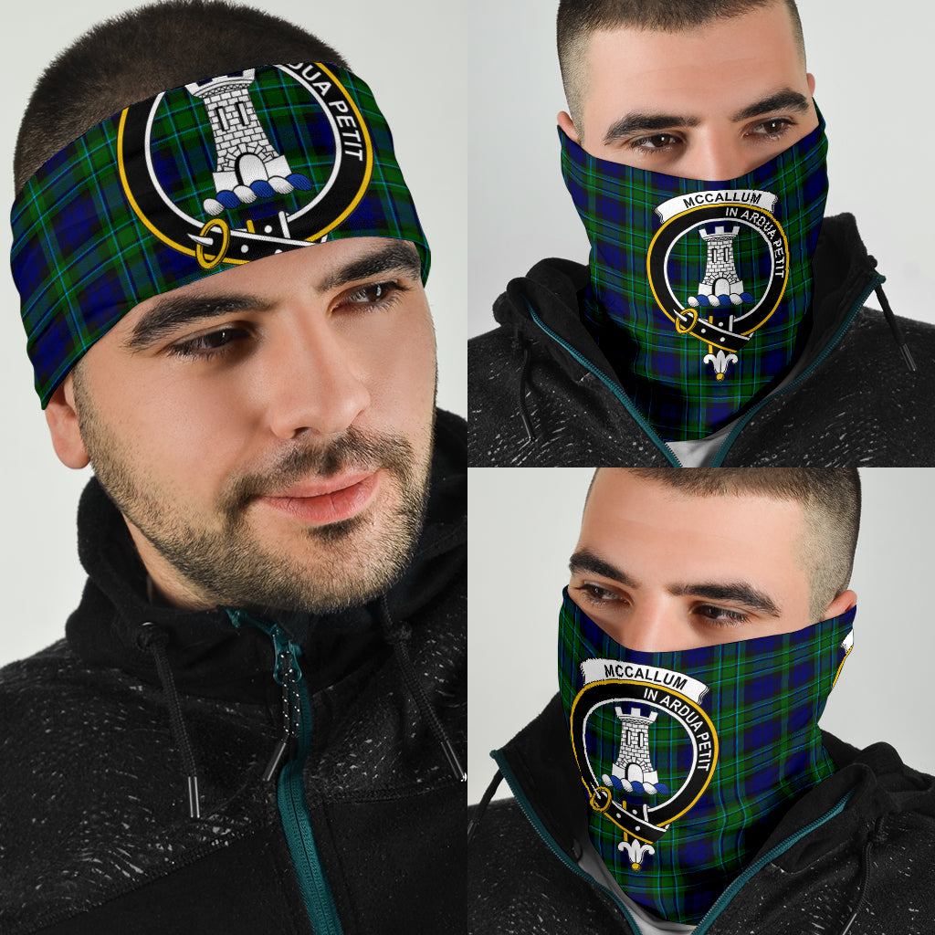 MacCallum Modern Tartan Crest Bandana - Neck Gaiter