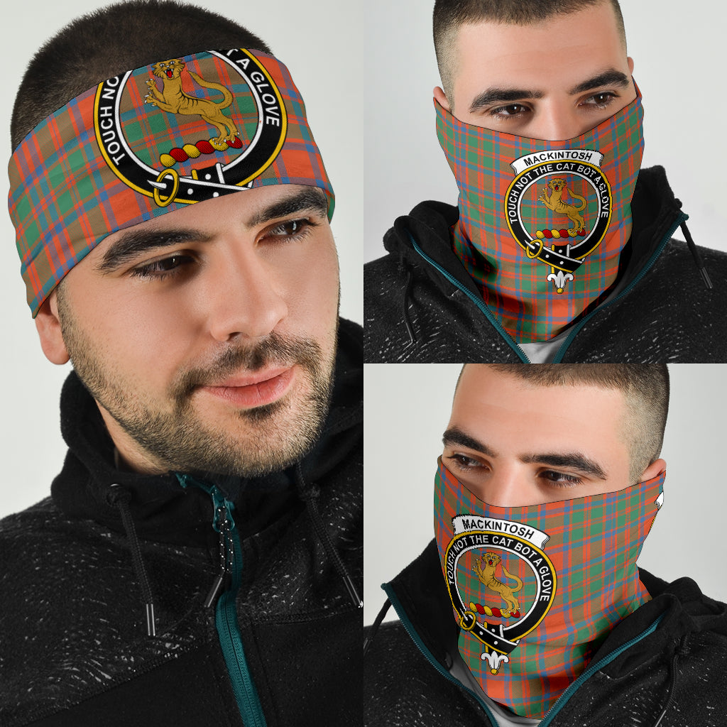 MacKintosh Ancient Tartan Crest Bandana - Neck Gaiter