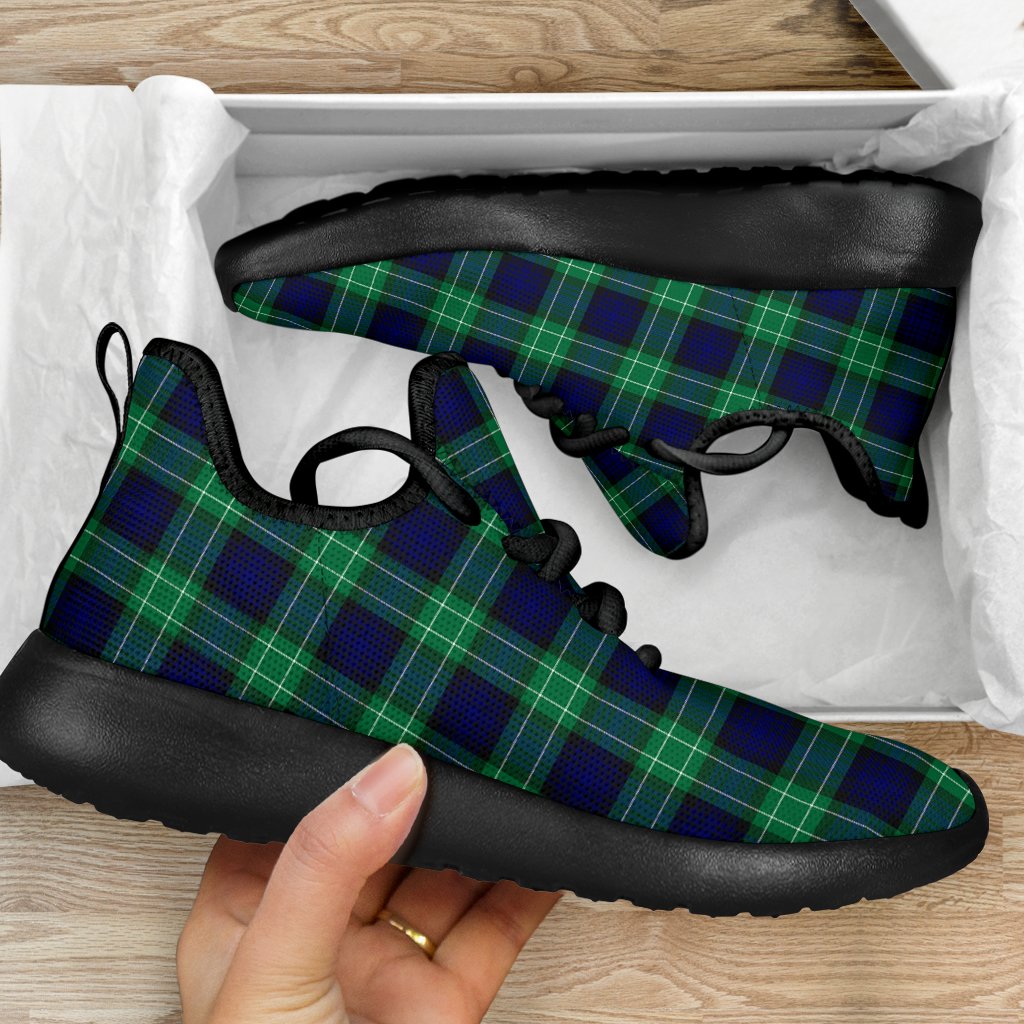 Abercrombie Family Tartan Mesh Knit Sneakers