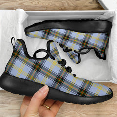 Bell of the Borders Tartan Mesh Knit Sneakers