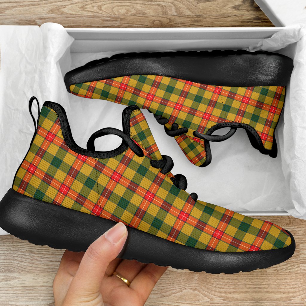 Baxter Family Tartan Mesh Knit Sneakers