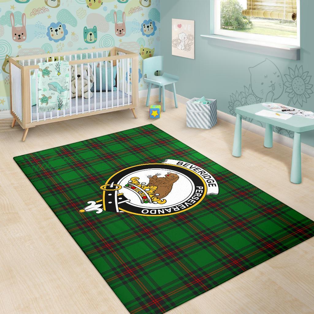 Beveridge Tartan Crest Area Rug