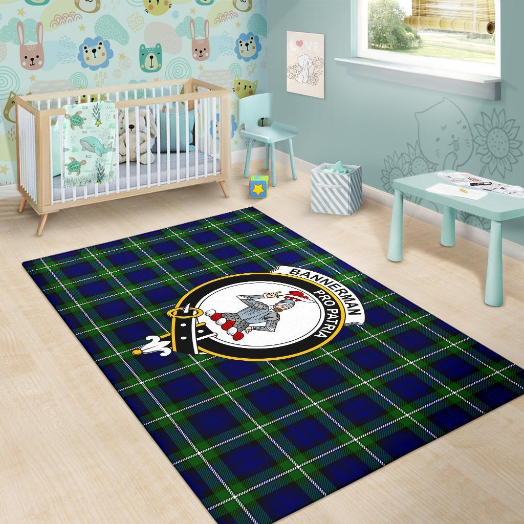 Bannerman Tartan Crest Area Rug