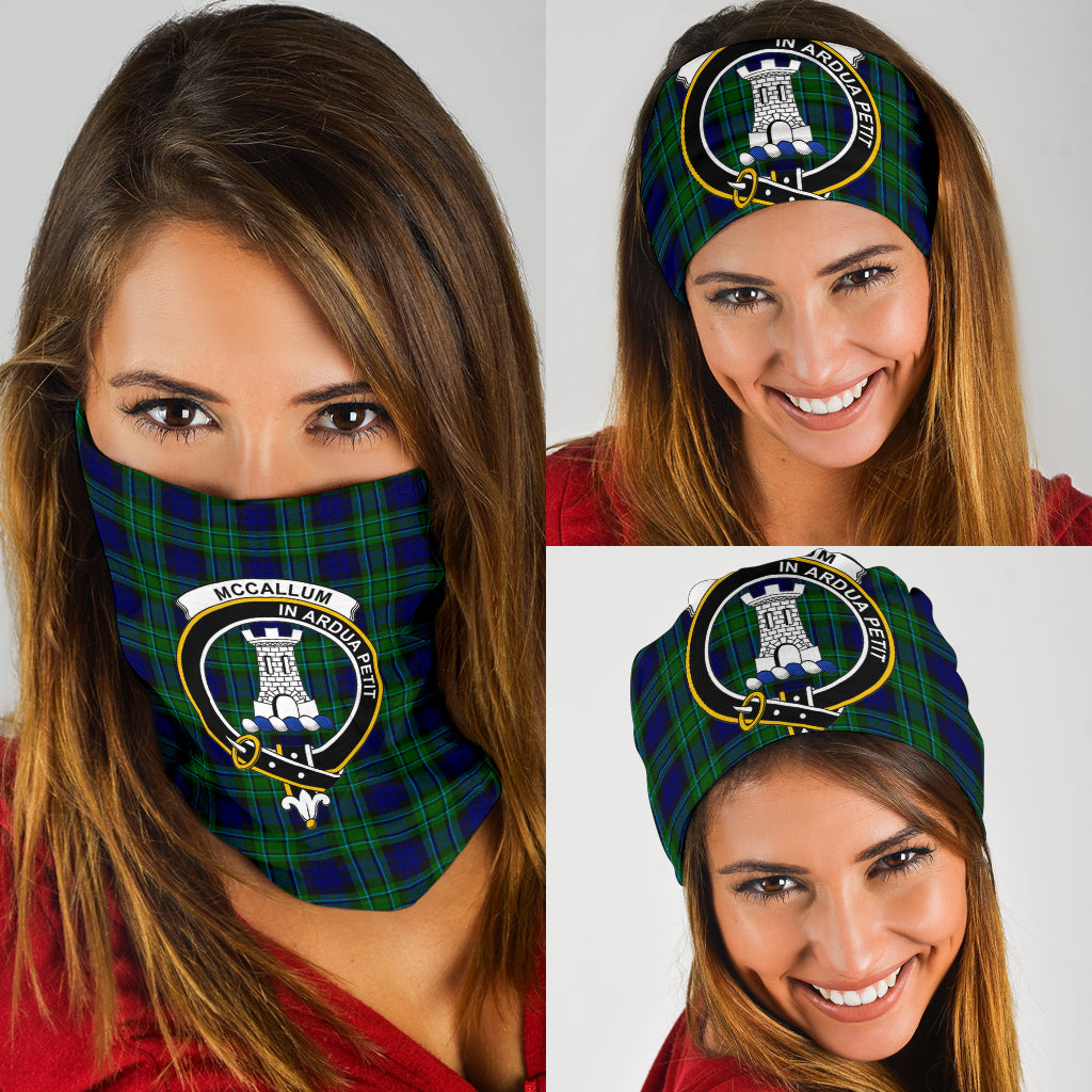 MacCallum Modern Tartan Crest Bandana - Neck Gaiter