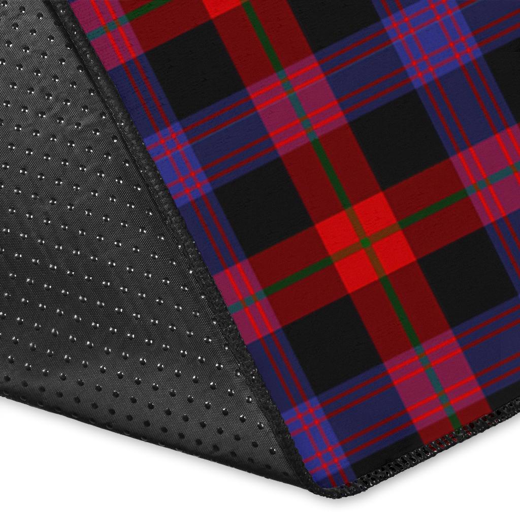 Broun Tartan Crest Area Rug