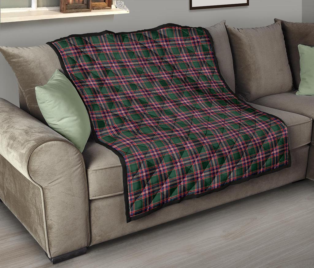 MacFarlane Hunting Modern Tartan Crest Quilt