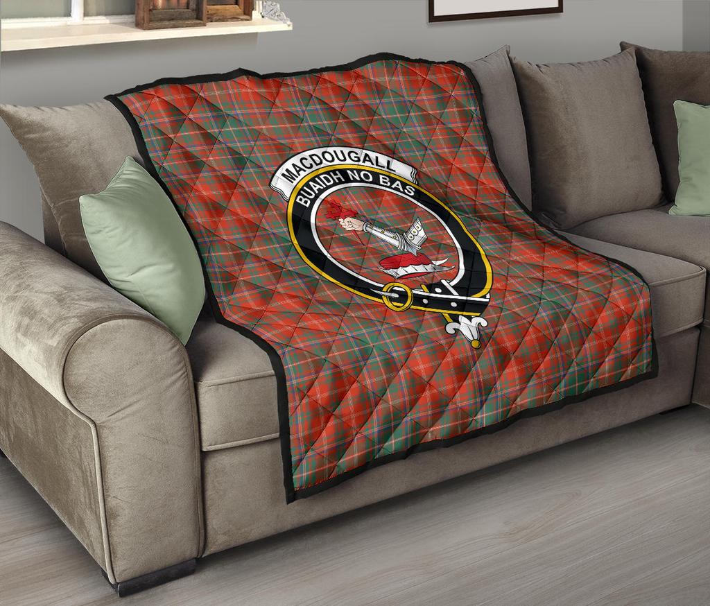 Macdougall Family Modern Tartan Quilt
