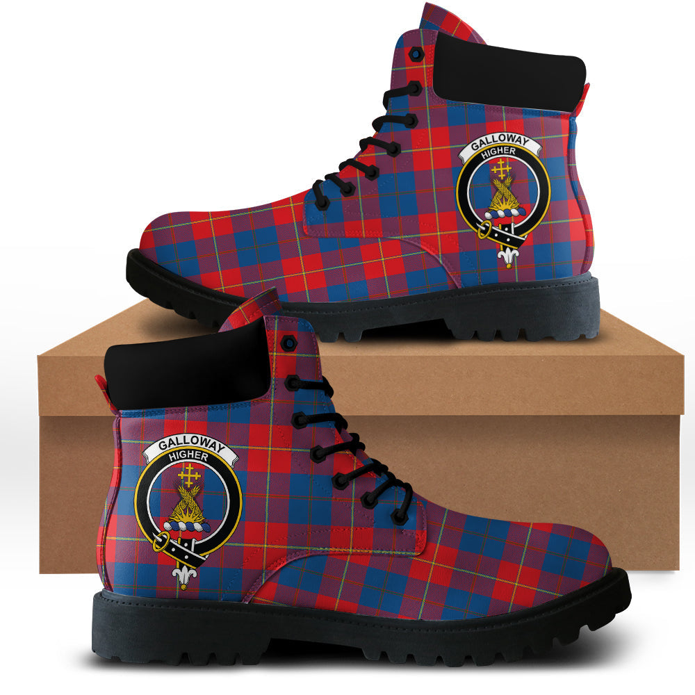 Galloway Red Tartan All Season Boots