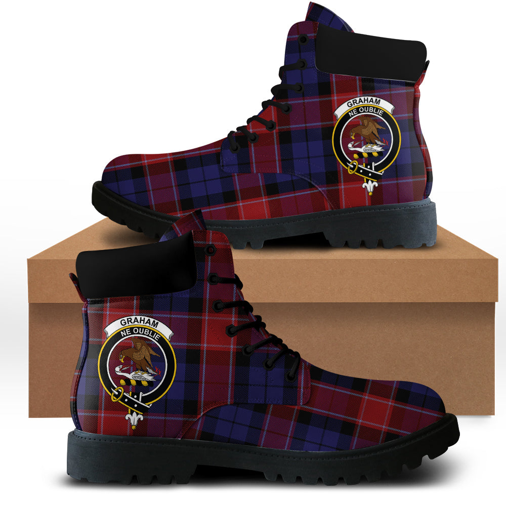 Graham Of Menteith Red Tartan All Season Boots