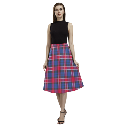 Graham of Menteith Red Tartan Aoede Crepe Skirt