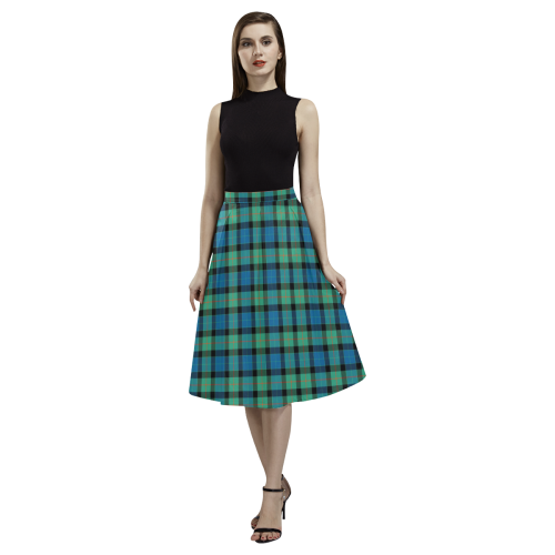 Gunn Ancient Tartan Aoede Crepe Skirt