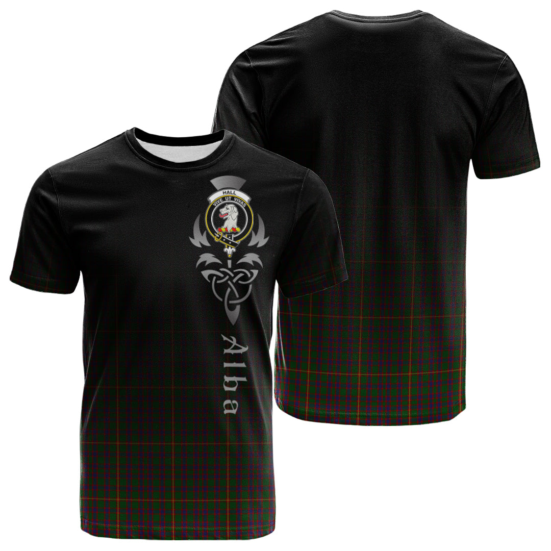 Hall Tartan Crest T-shirt - Alba Celtic Style