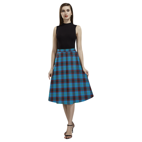 Home Ancient Tartan Aoede Crepe Skirt