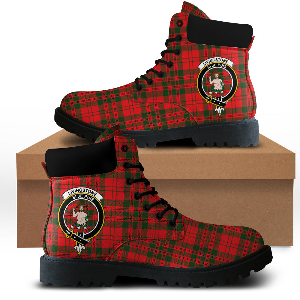 Livingston Modern Tartan All Season Boots