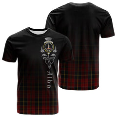 MacAlister Of Skye Tartan Crest T-shirt - Alba Celtic Style