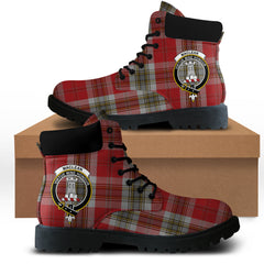 MacLean Of Duart Dress Red Tartan All Season Boots