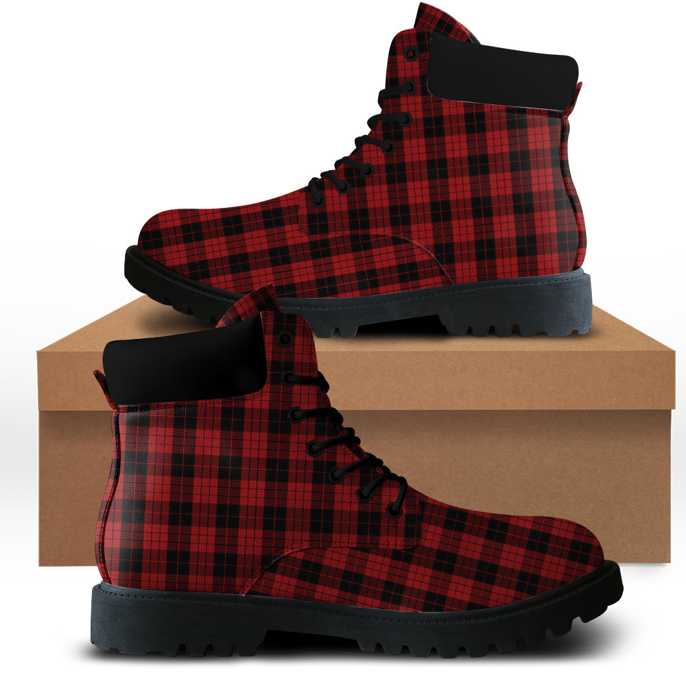 MacLeod Black And Red Tartan All Season Boots