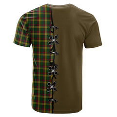 MacMillan Ancient Tartan T-shirt - Lion Rampant And Celtic Thistle Style