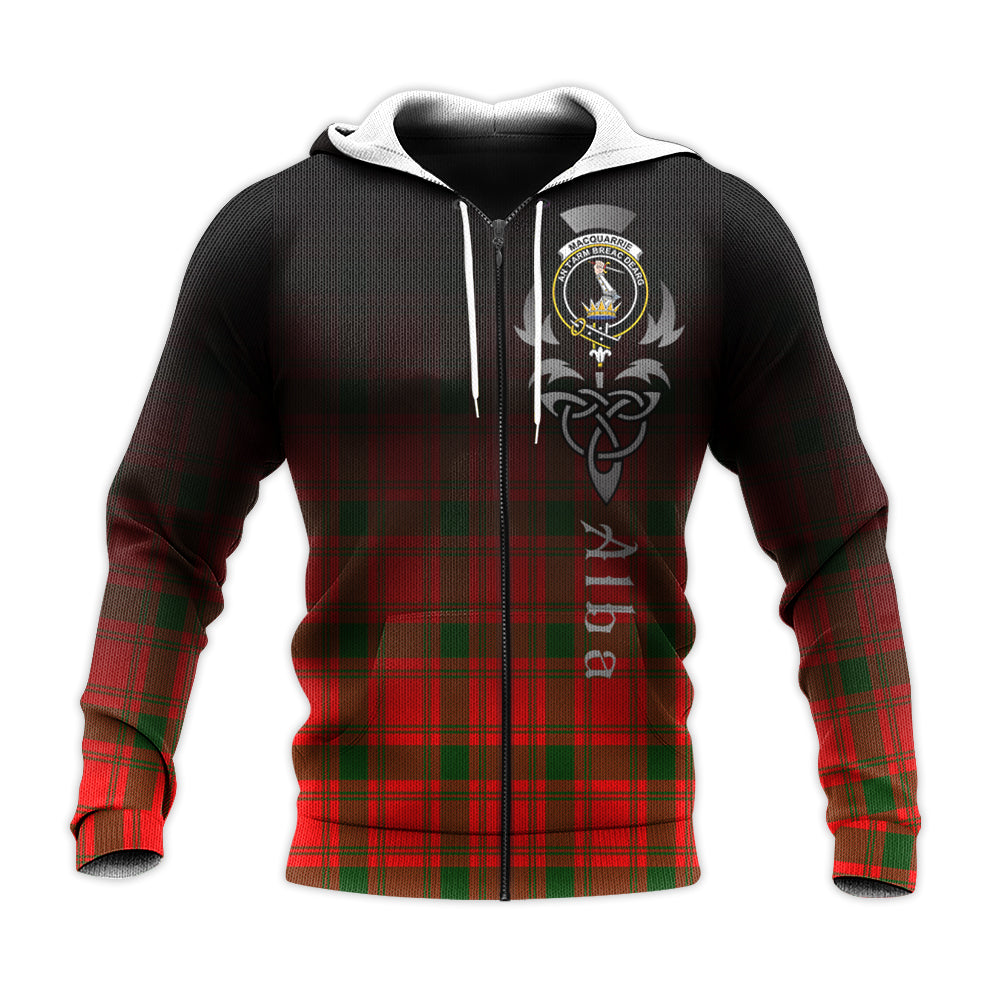 MacQuarrie Modern Tartan Hoodie - Alba Celtic Style