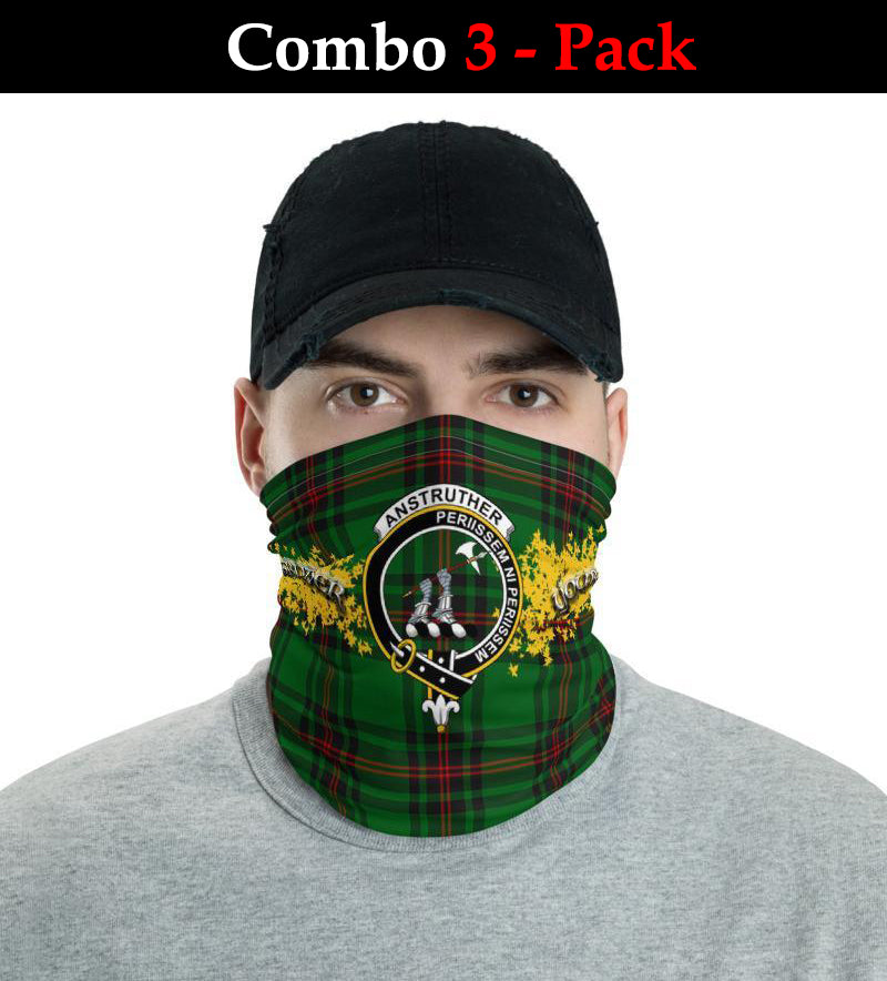 Anstruder Tartan Crest Neck Gaiter - Bandana