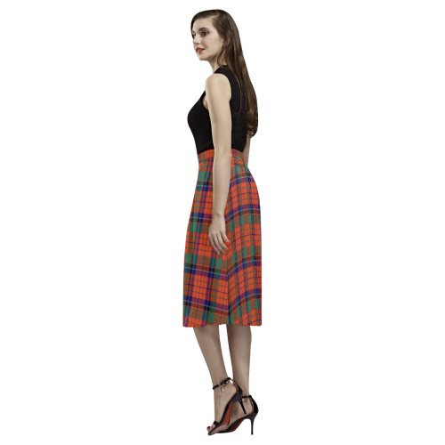 Nicolson Ancient Tartan Aoede Crepe Skirt