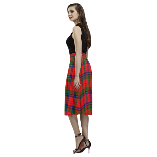 Nicolson Modern Tartan Aoede Crepe Skirt