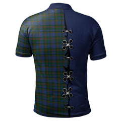 Nova Scotia District Tartan Polo Shirt - Lion Rampant And Celtic Thistle Style