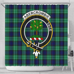 Abercrombie Tartan Crest Shower Curtain