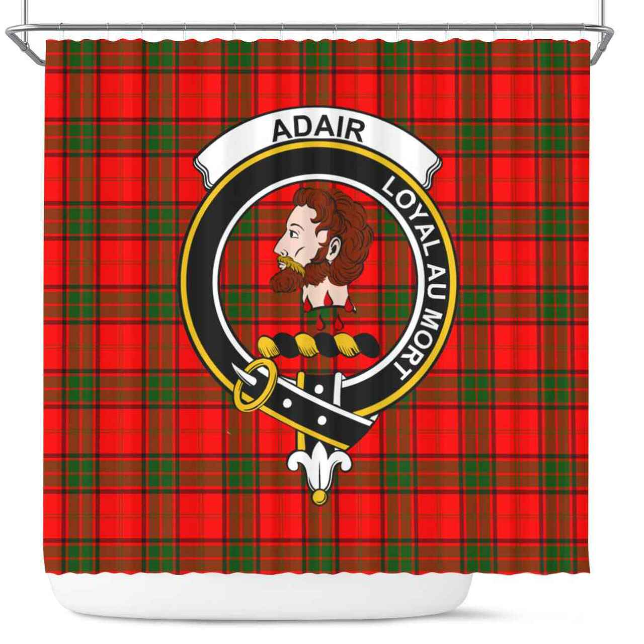 Adair Tartan Crest Shower Curtain