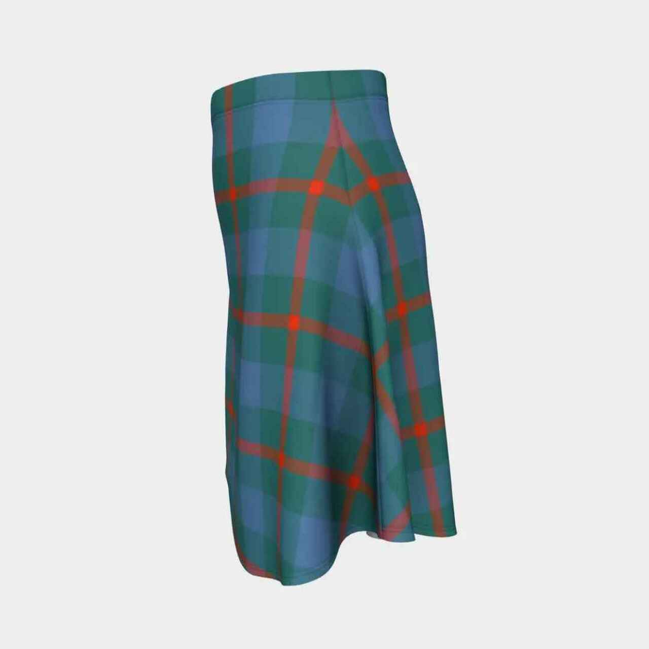 Agnew Ancient Tartan Flared Skirt