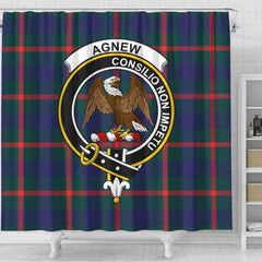 Agnew Tartan Crest Shower Curtain