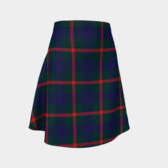 Agnew Modern Tartan Flared Skirt